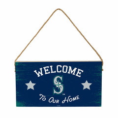 Seattle Mariners Wood Wall Sign, 6x11, MLB, Home
