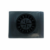 Seattle Mariners Front Pocket Wallet w/ RFID Blocking Black, MLB, Home