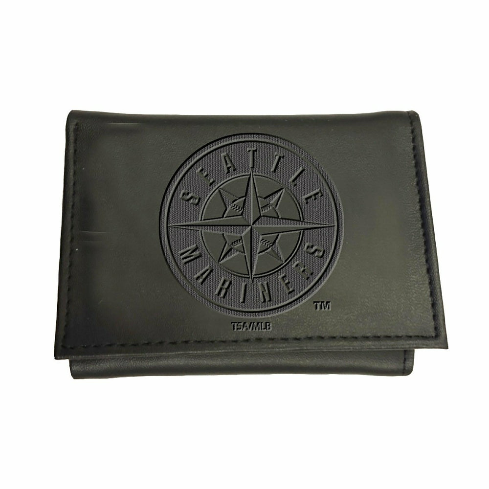 Seattle Mariners Tri-Fold Wallet Black, MLB, Home