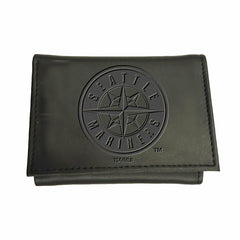 Seattle Mariners Tri-Fold Wallet Black, MLB, Home