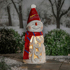 St Louis Cardinals Snowman LED Statuary, 26", MLB, Home