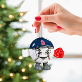 St Louis Cardinals Ball Head Ornament, MLB, Home