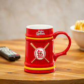 St Louis Cardinals Ceramic Stein Cup, 24oz, MLB, Home