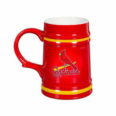 St Louis Cardinals Ceramic Stein Cup, 24oz, MLB, Home