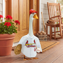 St Louis Cardinals Sports Porch Goose Uniform with Hat, MLB, Home
