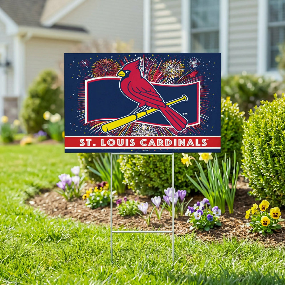 St Louis Cardinals Yard Sign, Patriotic, MLB, Home