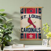 St Louis Cardinals, Canvas Wall Tapestry, Medium, 36x24, MLB, Home