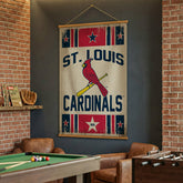 St Louis Cardinals, Canvas Wall Tapestry, Large, 54x36, MLB, Home
