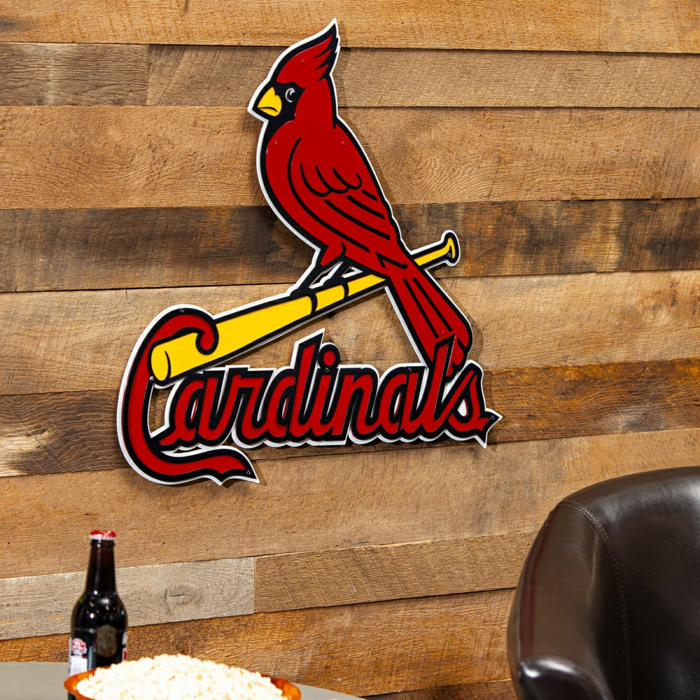 St Louis Cardinals Premier Metal Wall Art, MLB, Home