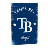 Tampa Bay Rays Wood Wall Sign, 16x24, MLB, Home