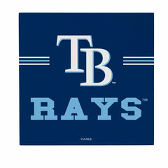 Tampa Bay Rays Wood Wall Sign, 12x12, MLB, Home