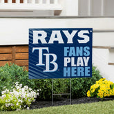 Tampa Bay Rays Coroplast Yard Sign "Fans Play Here", MLB, Home