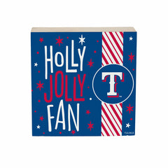 Texas Rangers Block, Holiday, 6x6, MLB, Home