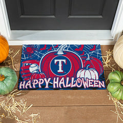 Texas Rangers Halloween PVC Mat, 28"x16", MLB