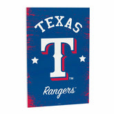 Texas Rangers Wood Wall Sign, 16x24, MLB, Home
