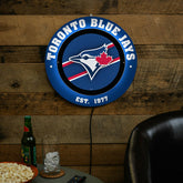 Toronto Blue Jays, Metal Lite, Round, MLB
