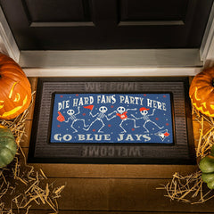 Toronto Blue Jays Flocked Coir Halloween Sassafras Switch Mat, 22"x10", MLB