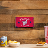 Washington Nationals Wood Wall Sign, 6x11, MLB, Home