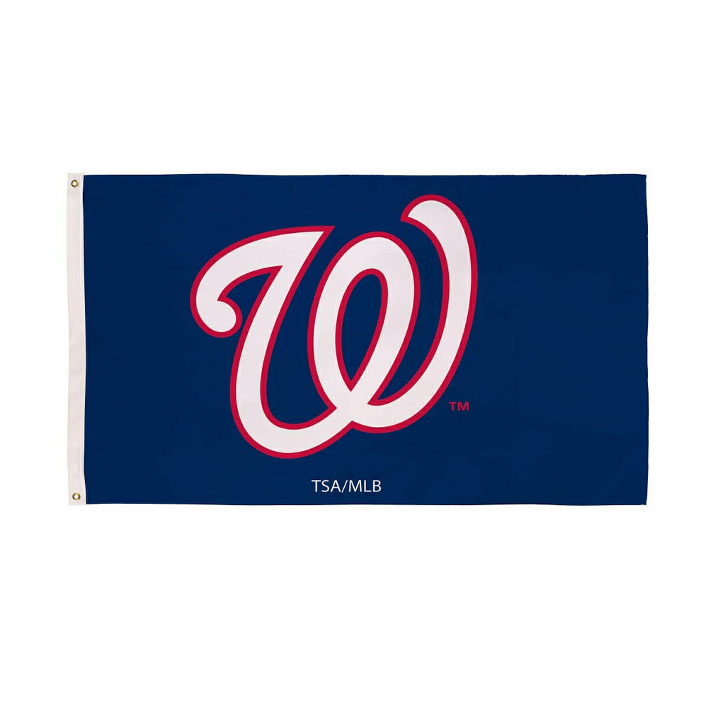 Washington Nationals Single Sided Flag w/ 2 Grommets 3'x5', MLB, Home
