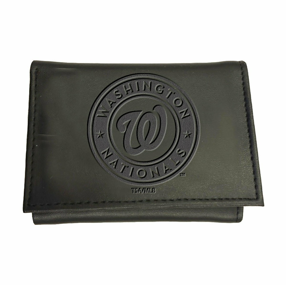 Washington Nationals Tri-Fold Wallet Black, MLB, Home