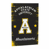 Appalachian State University Wood Wall Sign, 16x24, Collegiate, Home