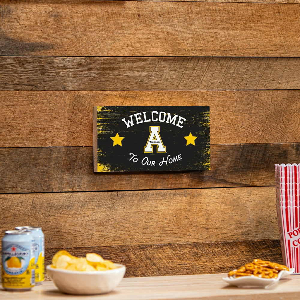 Appalachian State University Wood Wall Sign, 6x11, Collegiate, Home