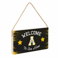Appalachian State University Wood Wall Sign, 6x11, Collegiate, Home