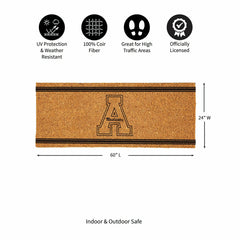 Appalachian State University Extra Large One Color Coir Mat, 60"x24", Collegiate