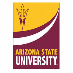 Arizona State University Burlap Flag House Size, Collegiate, Home