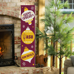 Arizona State University 47" Double Sided Leaner, Christmas, Collegiate, Home
