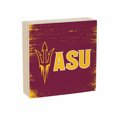 Arizona State University Plock, Down Home Fans, 6x6, Collegiate, Home