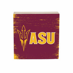 Arizona State University Plock, Down Home Fans, 6x6, Collegiate, Home