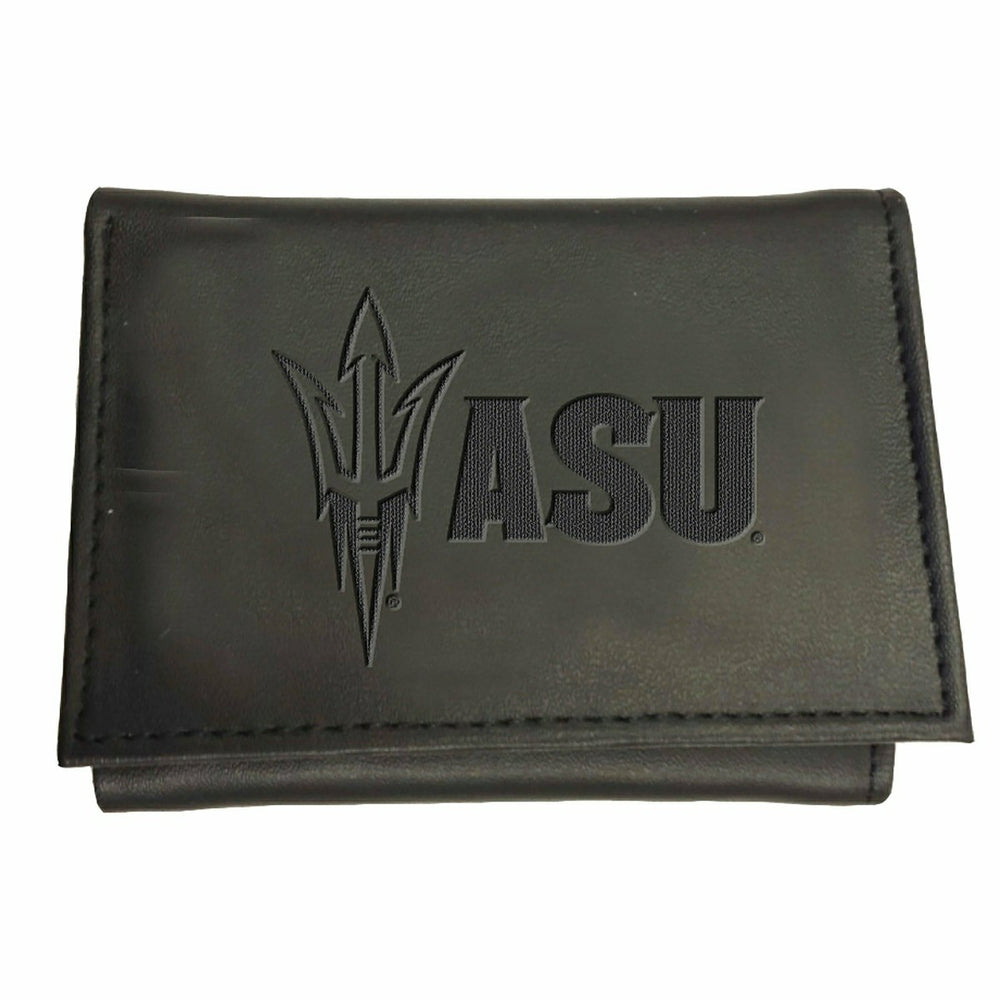 Arizona State University, Tri-Fold Wallet, Black, Collegiate, Home