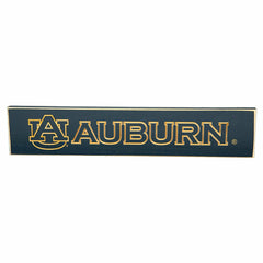 Auburn University Engraved Wood Sign, 3.5" x 18", Collegiate, Home