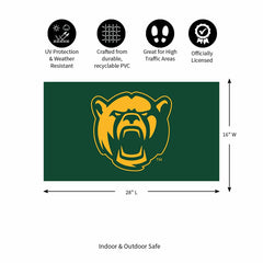 Full Color PVC Mat, 16" x 28", Baylor University, Collegiate