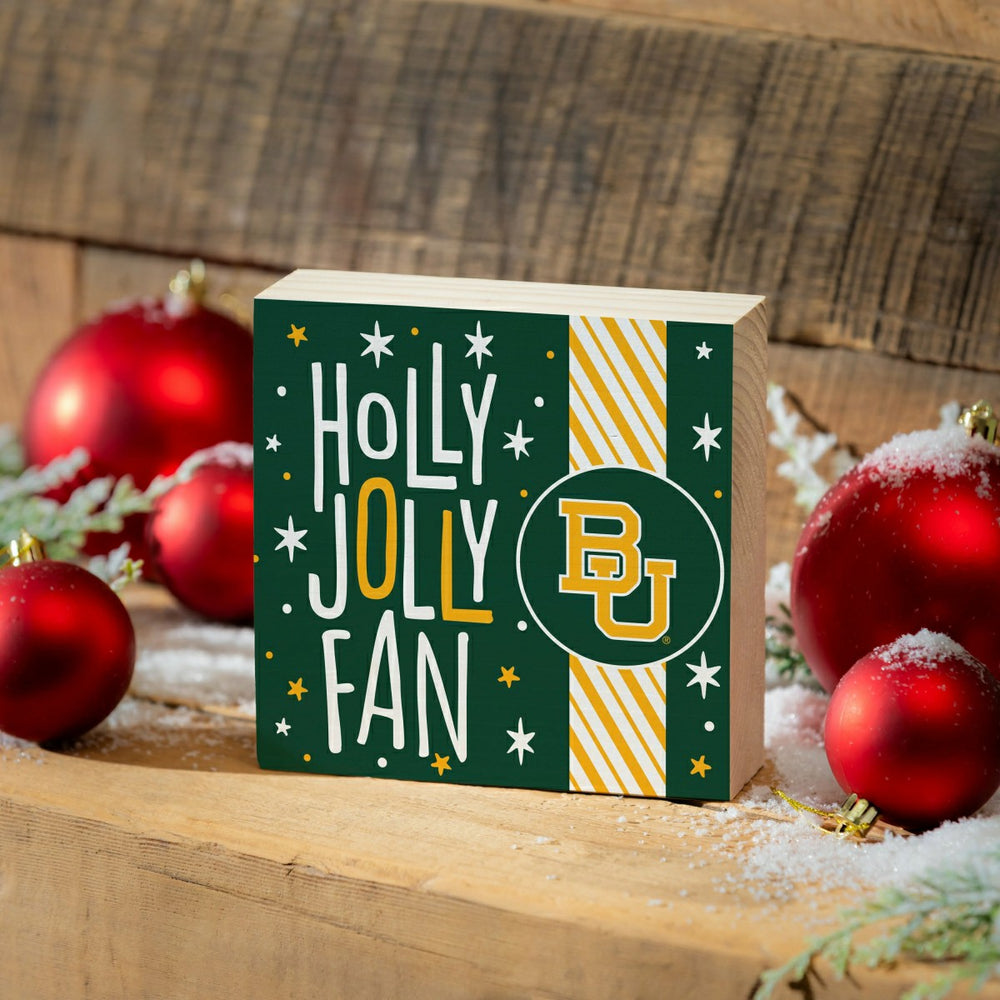 Baylor University Block, Holiday, 6x6, Collegiate, Home