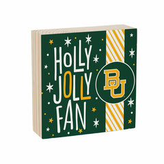 Baylor University Block, Holiday, 6x6, Collegiate, Home