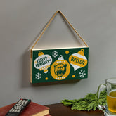 Baylor University Holiday Wood Wall Sign, 6x11, Collegiate, Home