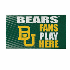 Baylor University Fan Mat, 28"x16", Collegiate