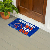 Boise State University Fan Mat, 28"x16", Collegiate
