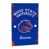 Boise State University Wood Wall Sign, 16x24, Collegiate, Home