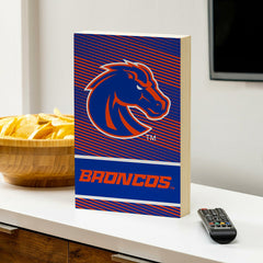 Boise State University Plock, Down Home Fans, 8x12, Collegiate, Home