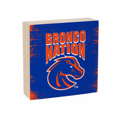 Boise State University Plock, Down Home Fans, 6x6, Collegiate, Home