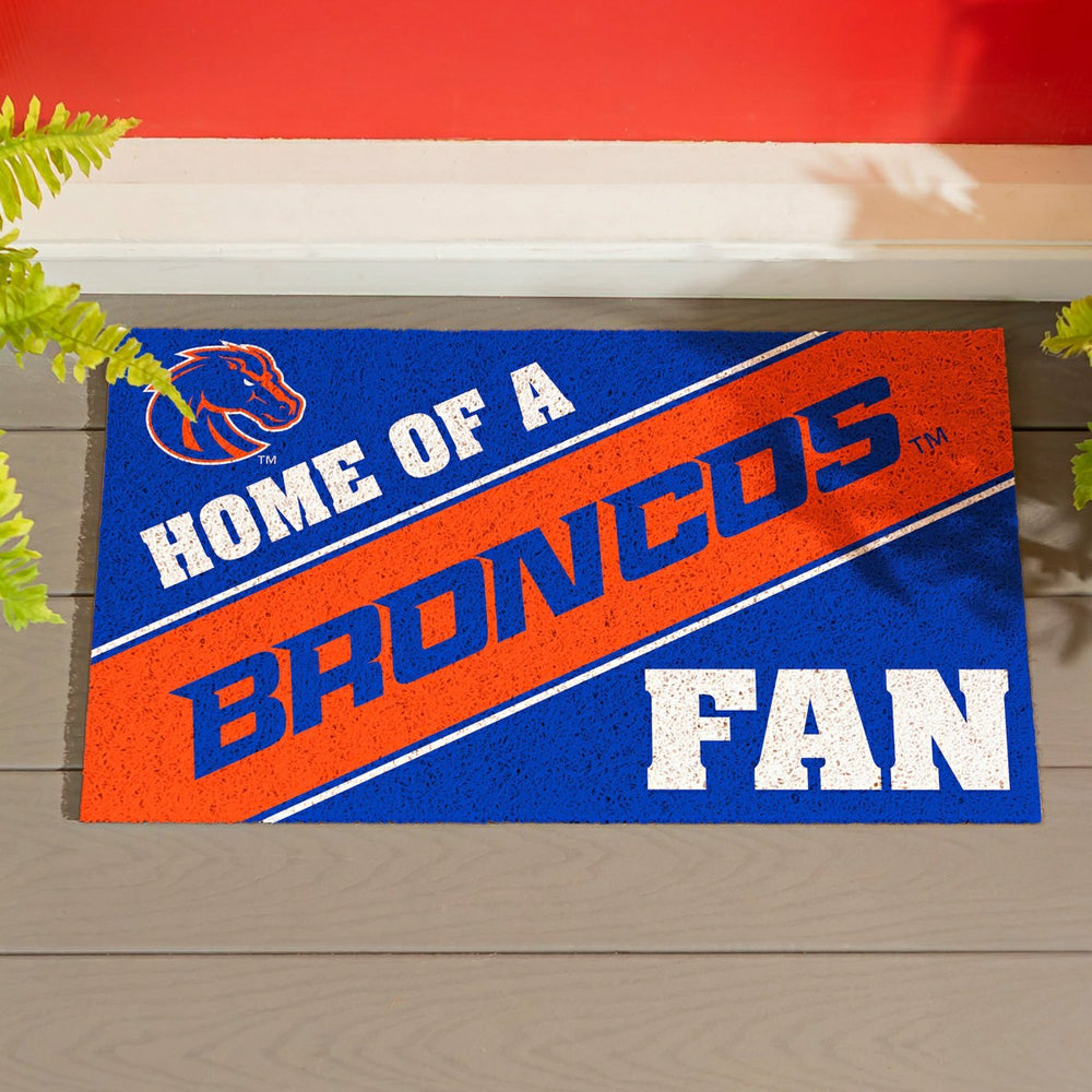 Boise State University, PVC Mat COLOR, Home of a Fan, Collegiate