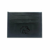 Front Pocket Wallet w/ RFID Blocking, Boise State University, Black, Collegiate, Home