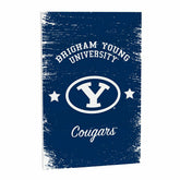 Brigham Young University Wood Wall Sign, 16x24, Collegiate, Home