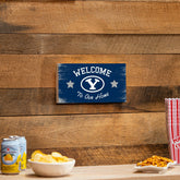 Brigham Young University Wood Wall Sign, 6x11, Collegiate, Home