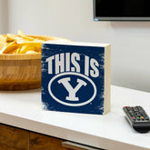 Brigham Young University Plock, Down Home Fans, 6x6, Collegiate, Home
