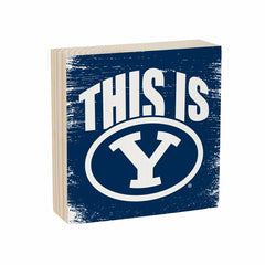 Brigham Young University Plock, Down Home Fans, 6x6, Collegiate, Home