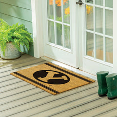 Brigham Young University Large One Color Coir Mat, 36"x24", Collegiate